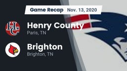Recap: Henry County  vs. Brighton  2020