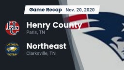 Recap: Henry County  vs. Northeast  2020