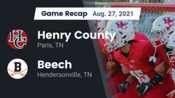 Recap: Henry County  vs. Beech  2021