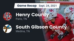 Recap: Henry County  vs. South Gibson County  2021
