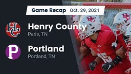 Recap: Henry County  vs. Portland  2021