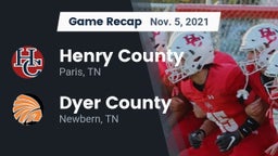 Recap: Henry County  vs. Dyer County  2021