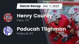 Recap: Henry County  vs. Paducah Tilghman  2022
