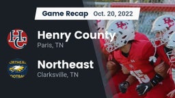 Recap: Henry County  vs. Northeast  2022