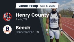 Recap: Henry County  vs. Beech  2023