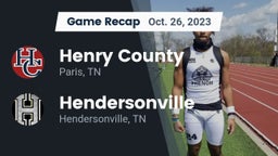 Recap: Henry County  vs. Hendersonville  2023