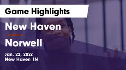 New Haven  vs Norwell  Game Highlights - Jan. 22, 2022