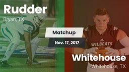 Matchup: Rudder  vs. Whitehouse  2017