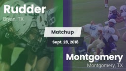 Matchup: Rudder  vs. Montgomery  2018