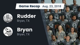 Recap: Rudder  vs. Bryan  2018