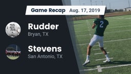 Recap: Rudder  vs. Stevens  2019