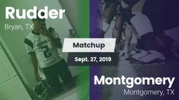 Matchup: Rudder  vs. Montgomery  2019