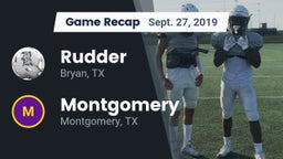 Recap: Rudder  vs. Montgomery  2019
