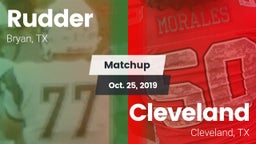 Matchup: Rudder  vs. Cleveland  2019