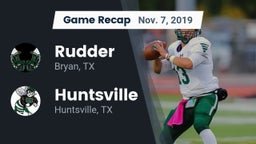 Recap: Rudder  vs. Huntsville  2019