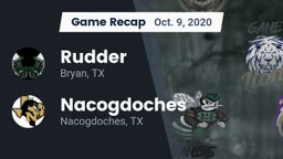 Recap: Rudder  vs. Nacogdoches  2020