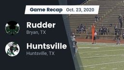 Recap: Rudder  vs. Huntsville  2020
