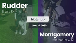 Matchup: Rudder  vs. Montgomery  2020