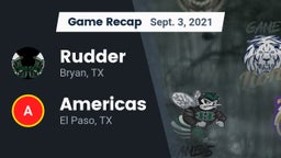Recap: Rudder  vs. Americas  2021