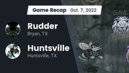 Recap: Rudder  vs. Huntsville  2022