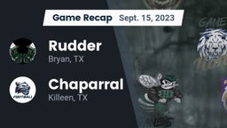 Recap: Rudder  vs. Chaparral  2023