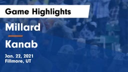 Millard  vs Kanab  Game Highlights - Jan. 22, 2021