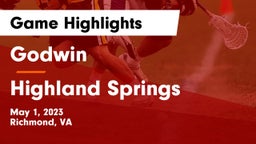 Godwin  vs Highland Springs  Game Highlights - May 1, 2023