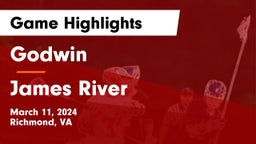 Godwin  vs James River  Game Highlights - March 11, 2024