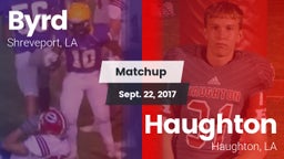 Matchup: Byrd  vs. Haughton  2017