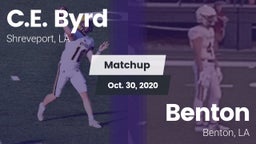 Matchup: C.E. Byrd High Schoo vs. Benton  2020