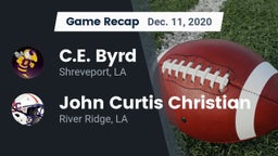 Recap: C.E. Byrd  vs. John Curtis Christian  2020