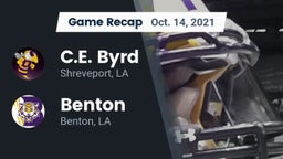 Recap: C.E. Byrd  vs. Benton  2021