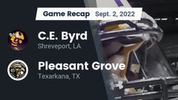 Recap: C.E. Byrd  vs. Pleasant Grove  2022