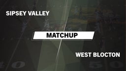 Matchup: Sipsey Valley High vs. West Blocton 2016