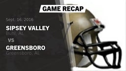 Recap: Sipsey Valley  vs. Greensboro  2016
