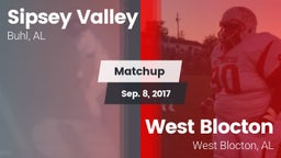 Matchup: Sipsey Valley High vs. West Blocton  2017