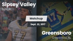 Matchup: Sipsey Valley High vs. Greensboro  2017