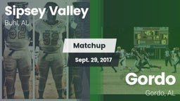 Matchup: Sipsey Valley High vs. Gordo  2017