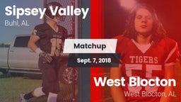 Matchup: Sipsey Valley High vs. West Blocton  2018