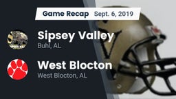 Recap: Sipsey Valley  vs. West Blocton  2019