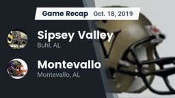Recap: Sipsey Valley  vs. Montevallo  2019
