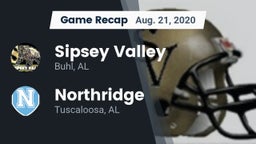 Recap: Sipsey Valley  vs. Northridge  2020