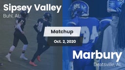 Matchup: Sipsey Valley High vs. Marbury  2020