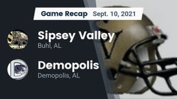 Recap: Sipsey Valley  vs. Demopolis  2021