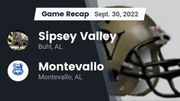 Recap: Sipsey Valley  vs. Montevallo  2022