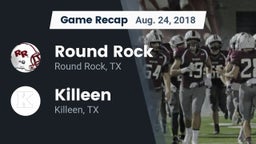 Recap: Round Rock  vs. Killeen  2018