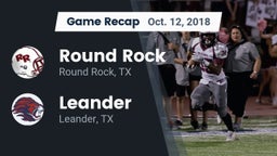 Recap: Round Rock  vs. Leander  2018