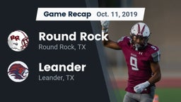 Recap: Round Rock  vs. Leander  2019