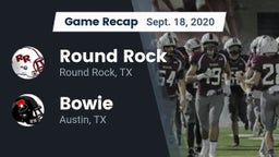 Recap: Round Rock  vs. Bowie  2020