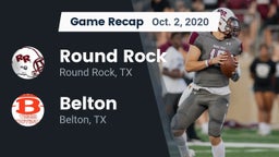 Recap: Round Rock  vs. Belton  2020